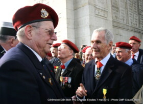 Claude MILLET notre administrateur-fondateur "chemin de mémoire des parachutistes" en quête de reconnaissance pour l'ONM? Img_6810