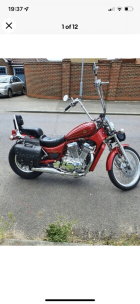 Gotta share my new (to me) 98 Suzuki Intruder 800. It'll look good Next to  my 87 GS 450L : r/motorcycle