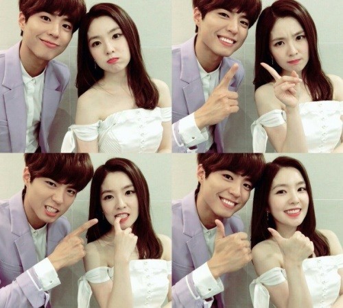 Jin Yu ¤ I'm looking like a strange friend. Park-Bo-Gum-Irene1