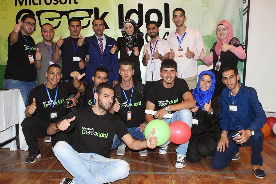 جامعة القدس تنظم فعالية Microsoft Geek Idol 2014 Mi2