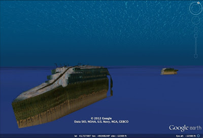 Il Titanic in 3D su Google Earth  Titanic3D