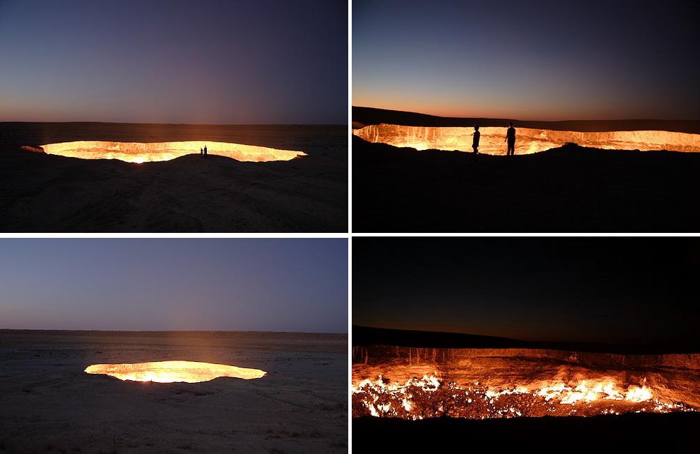 El pozo de Darvaza, la puerta al infierno de Turkmenistán. Darvaza01