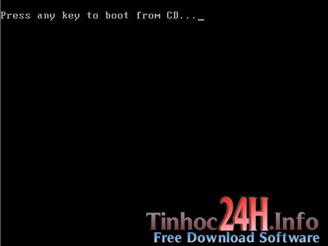 press any key to boot from CD