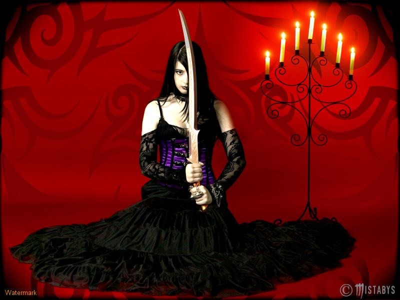 **********IMAGENES GOTICAS********** - Página 4 Amazing-gothic-fighter-princess-gothic-wallpaper