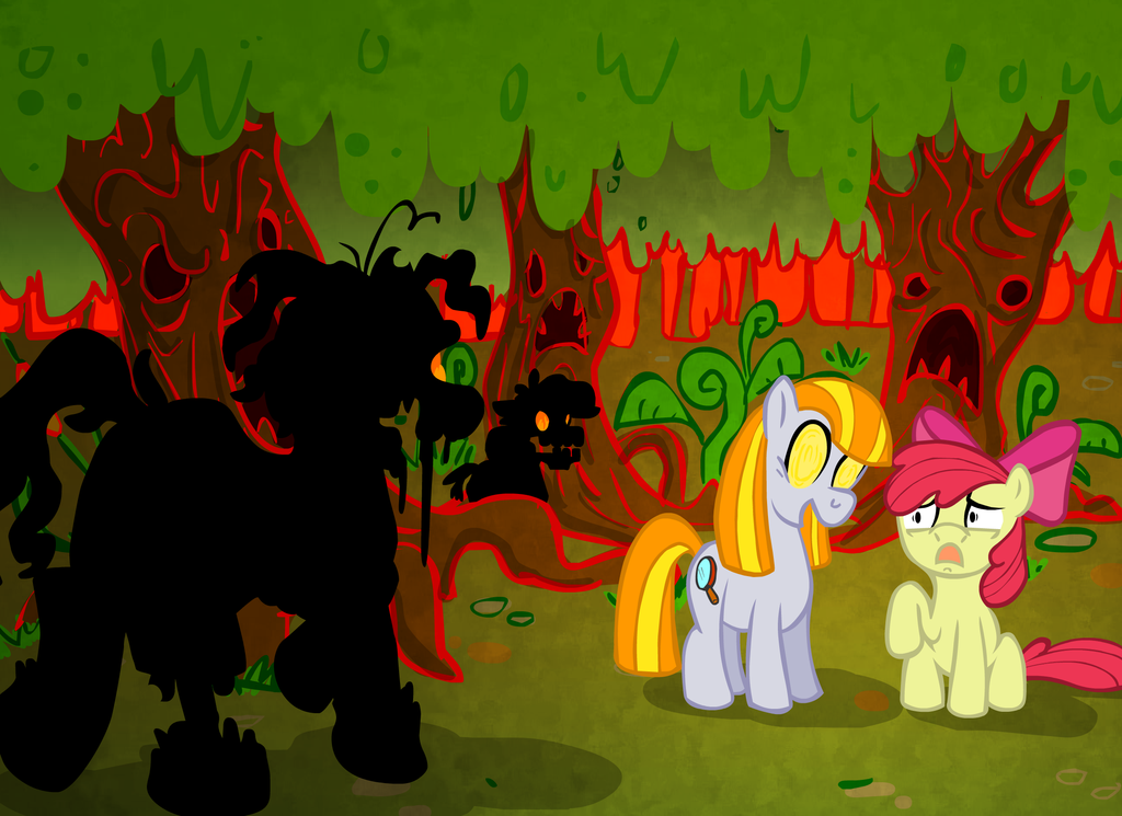 Juegos de My little pony (Creación Devian art) 33965%2B-%2Bapple_bloom%2Boc%2Bruby%2BStory_of_the_Blanks%2Bzombie