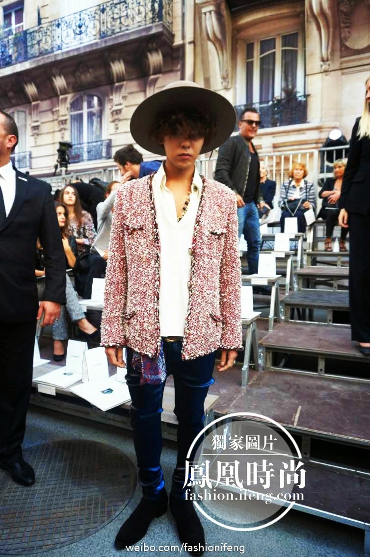 [30/9/14][Vid/Pho] G-Dragon @ Chanel S/S 2015 Show ở Paris G-dragon-chanel-ss-2015-paris_012