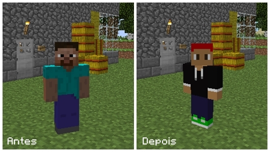 Como usar skins no Minecraft pirata Skin