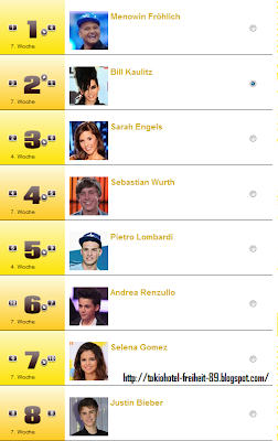 VOTE por Bill Kaulitz, como "la Estrella de la Semana en la revista Bravo (Alemania)! Aaaaaaaaa