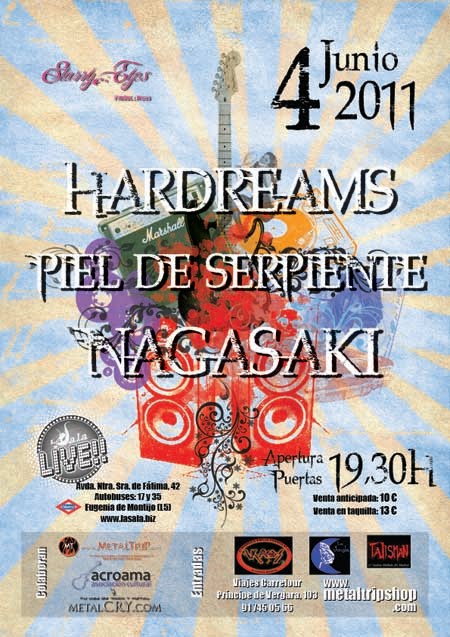 HARDREAMS + PIEL DE SERPIENTE (4 de Junio en Madrid) Hardreams%2BA4%2BWeb