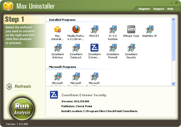      MMax Uninstaller 3.0.1.1452 - Full    Max-Uninstaller