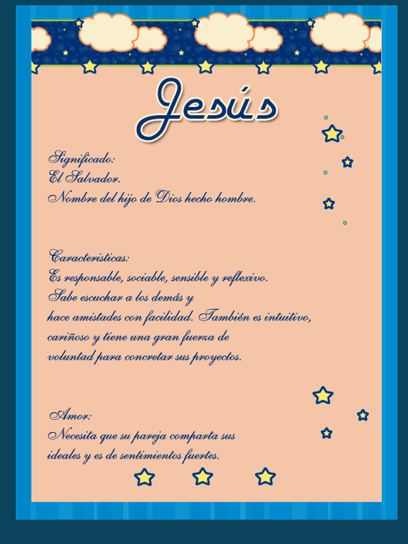 ===Tu nombre tiene...=== JesusSIII