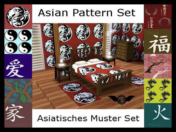 Asian Pattern Set by Engelchen Setimage