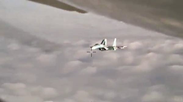 مقاتله Su-27 روسيه تعترض طائره P-3 Orion برتغاليه فوق بحر البلطيق  Russian%2BSu27%2Bintercepts%2BNATO%2BP3%2BOrion%2Bover%2BBaltic%2Bsea%2Bin%2BNovember%2B2014%2B1