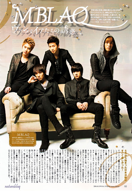 [SCANS] MBLAQ @ TVG Vol. 6 (Revista japonesa) 12