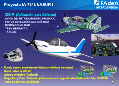 Avanza el proyecto del avión de entrenamiento básico UNASUR 1 AVIN-U1