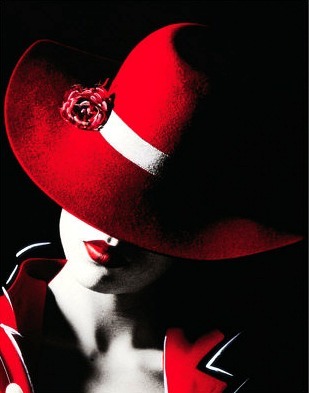 GLAMOUR EN EL FORO..... - Página 2 Mujer-en-sombrero-rojo-revista-vogue255b1255d255b1255d
