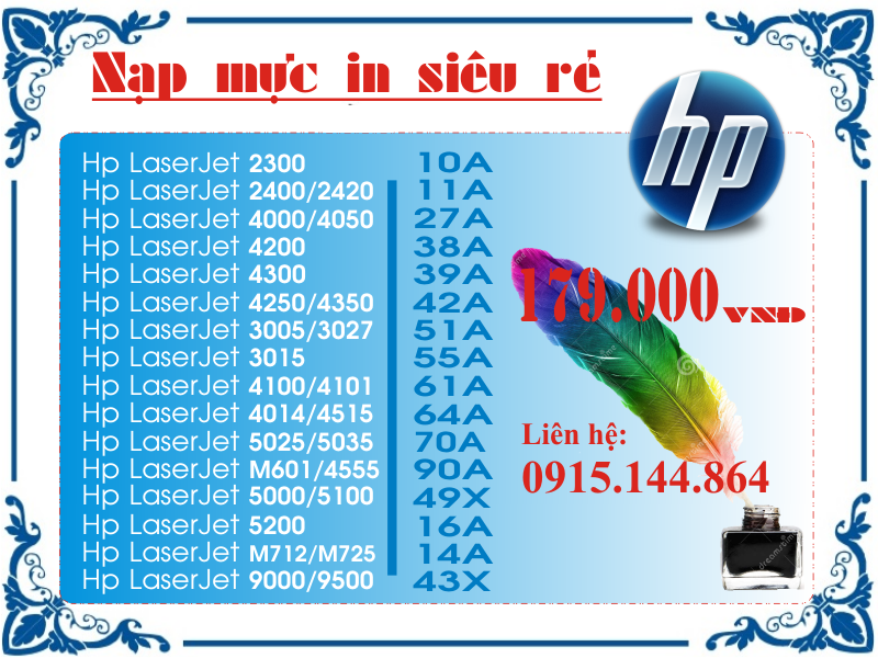 Nạp mực tặng giấy in - Mua hộp mực mới tặng card điện thoại 3