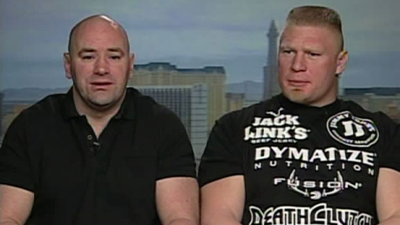 Dana White: "Brock Lesnar vs Fedor en UFC fue solo una pregunta para los fans, nada más." Dm_100120_mma_brock1