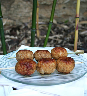 poulet - Yakitoris de boulettes de poulet Yakitoris%2B006