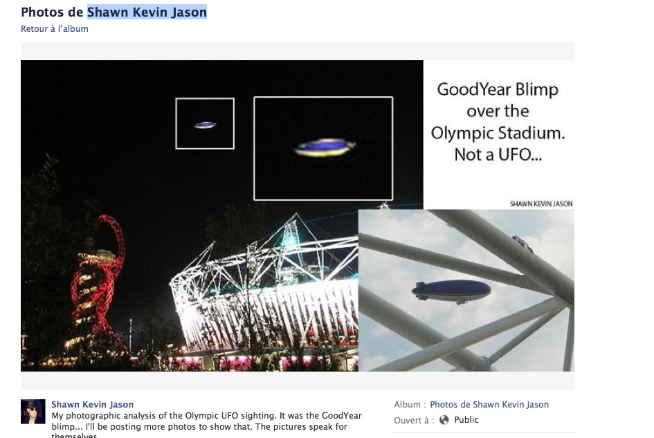 Resuelven el misterio del ovni en los juegos olimpicos GoodyearBlimp