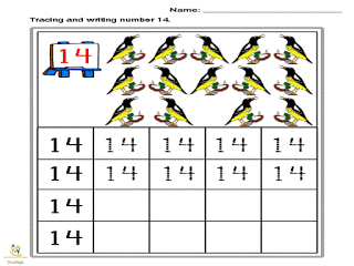 شيتات الأعداد فى اللغة الإنجليزية بالمراجعة KG1 للترمين جميع الأعداد بطريقة النقط للترمين   لأولى حضانة 19