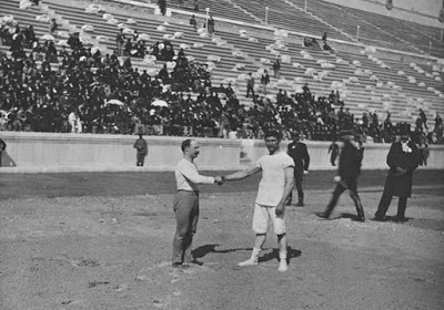 Fotografías de las Olimpiadas de Atenas 1896  Final%2Bde%2Blucha%2BAtenas%2B1896