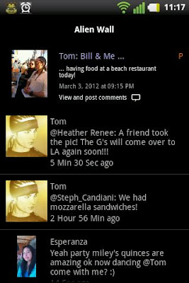 BTKApp UPDATE! Tom: Bill & me having food at beach restaurant today!   7woz