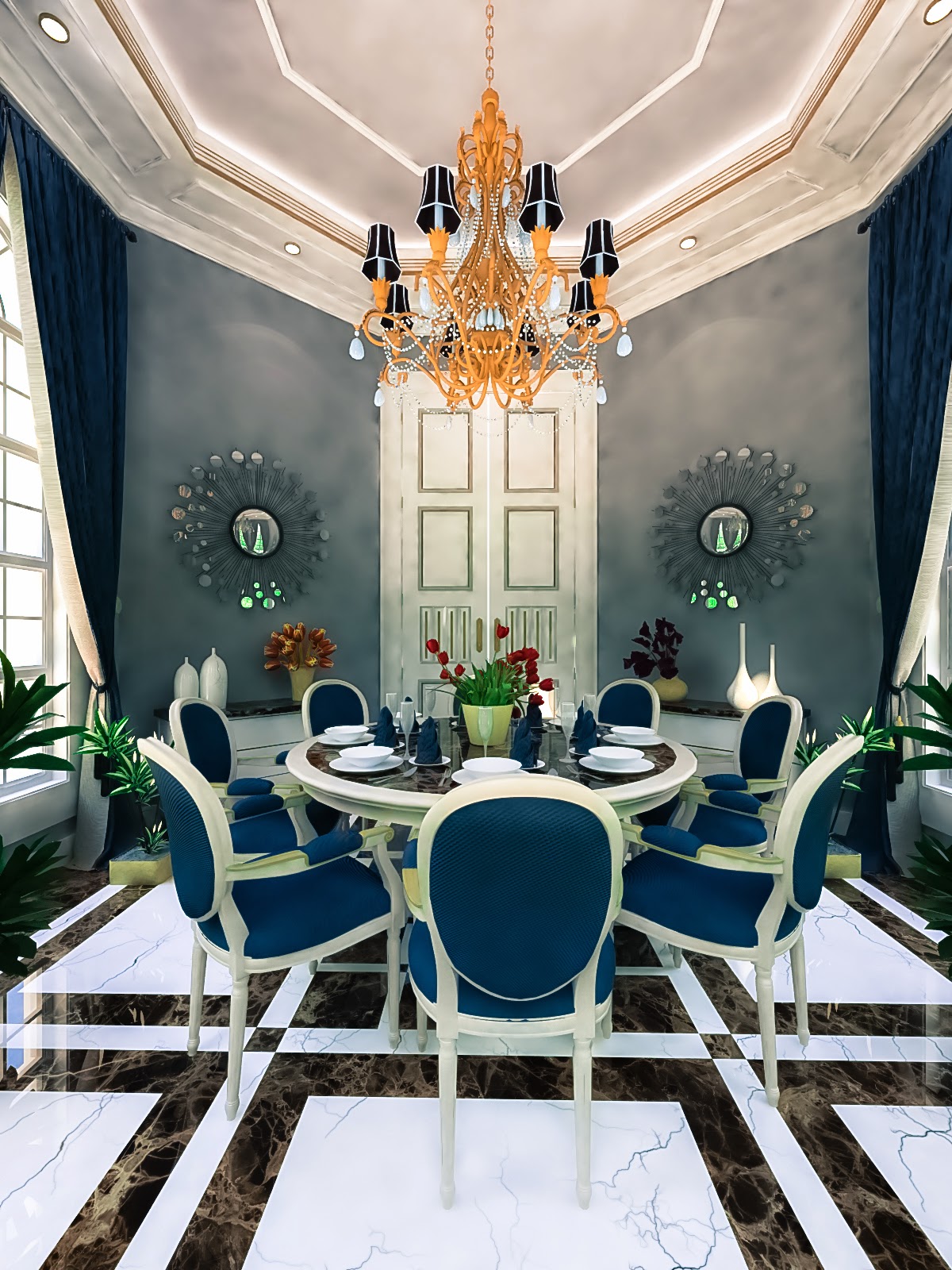 Royal Dining Room - Modern Classical 8%2Bsides%2Bscene%2B2