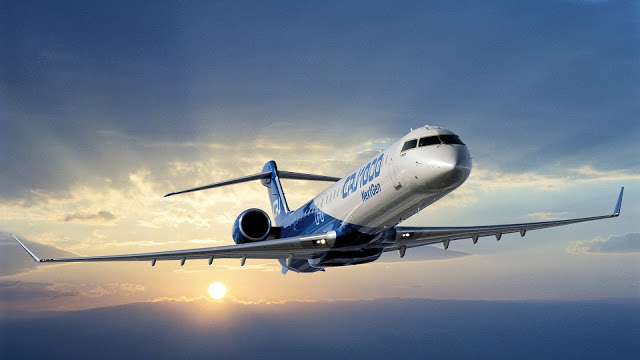 هل يتأثر وزن الطائرة بذبابة تطير داخلها ؟  Plane-flying-in-sky-1080p-wallpaper