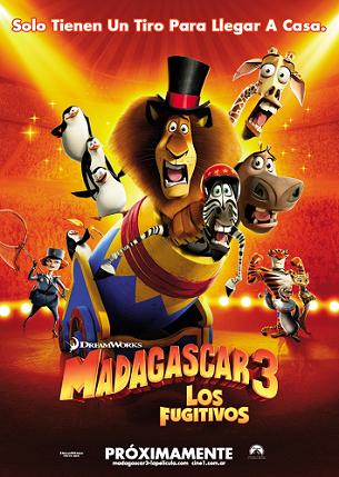 Estrenos de Películas en el Cine Madagascar3