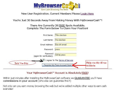 Hướng dẫn kiếm tiền với MyBrowserCash  2