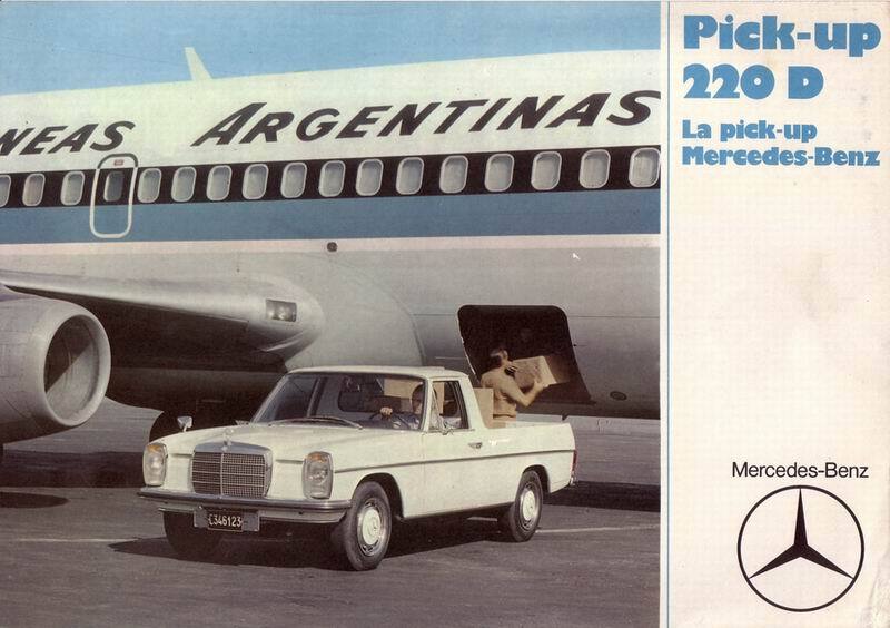 W 115 220D Pick up a venda na Argentina W115