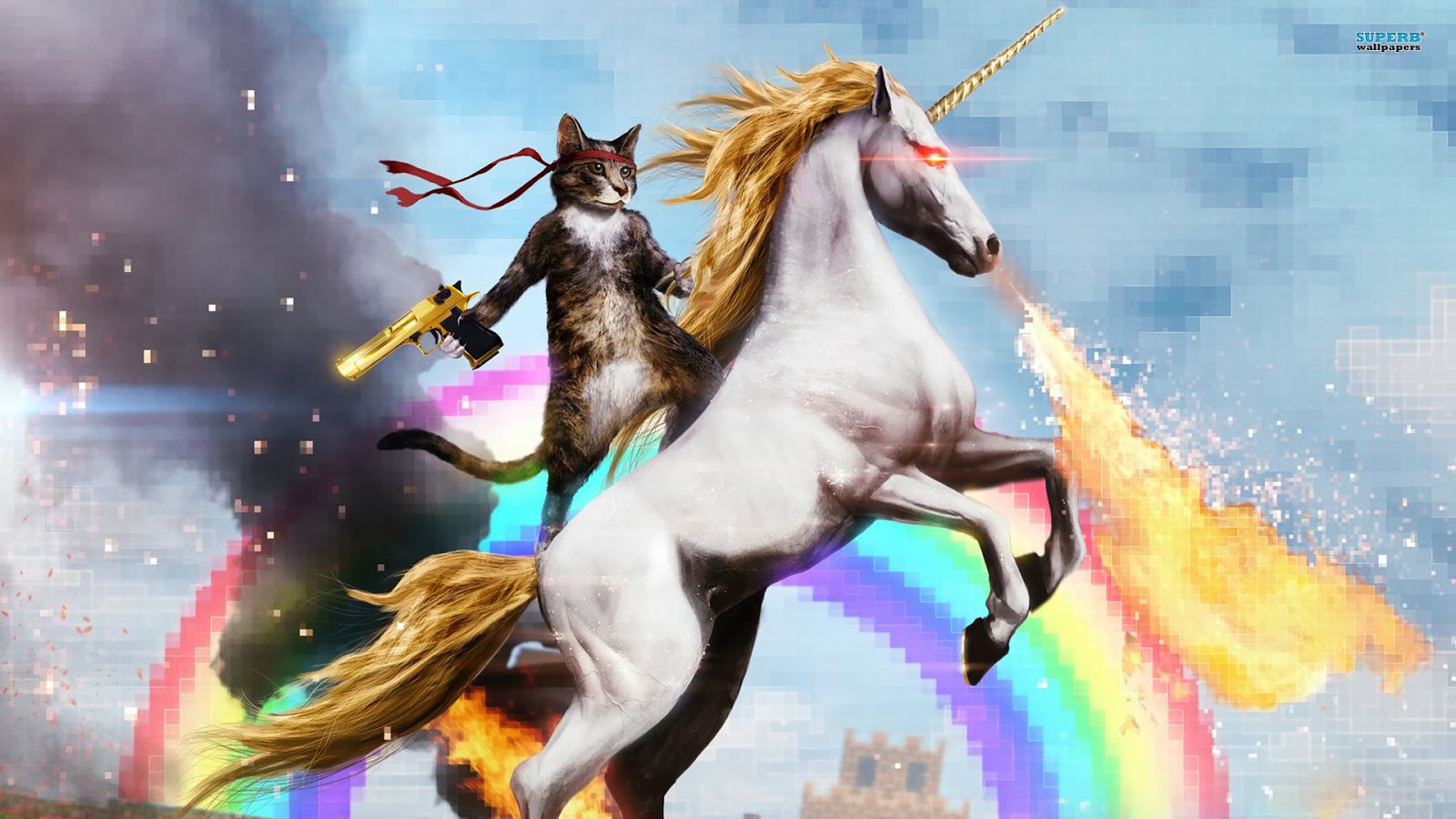 Imagem do Dia - Página 5 Cat-riding-a-fire-breathing-unicorn-16414-1920x1080