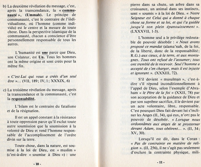 Pour un Islam du 20e siècle. Charte de Séville (1985). Texte en arabe et français Img086