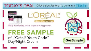 FREE L’Oreal Youth Code Day/Night Cream Sample Loreal