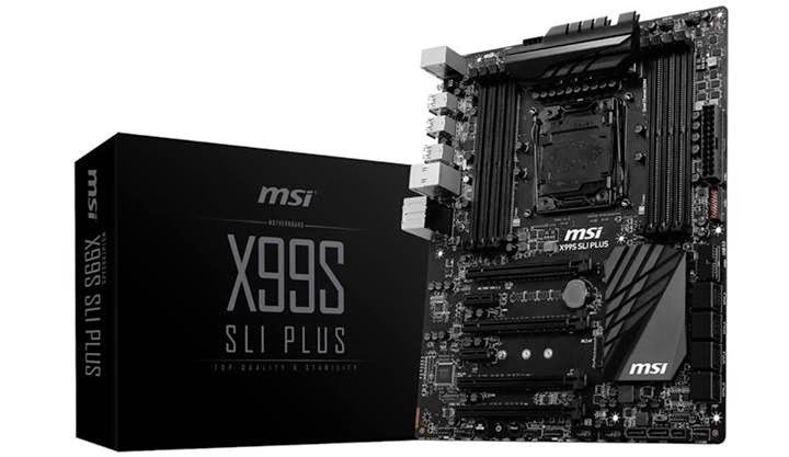 MSI: Εμφανίστηκε η X99S SLI Plus μητρική FREEGR.GR