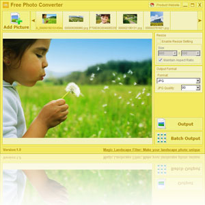 تحويل صيغ الصور مع برنامج Free Photo Converter FPC_main_window_300_300