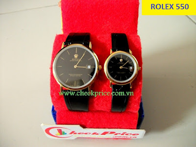 Đồng hồ cặp đôi rẻ đẹp quà Noel ý nghĩa cho tình yêu Rolex%2B550%2Bvang