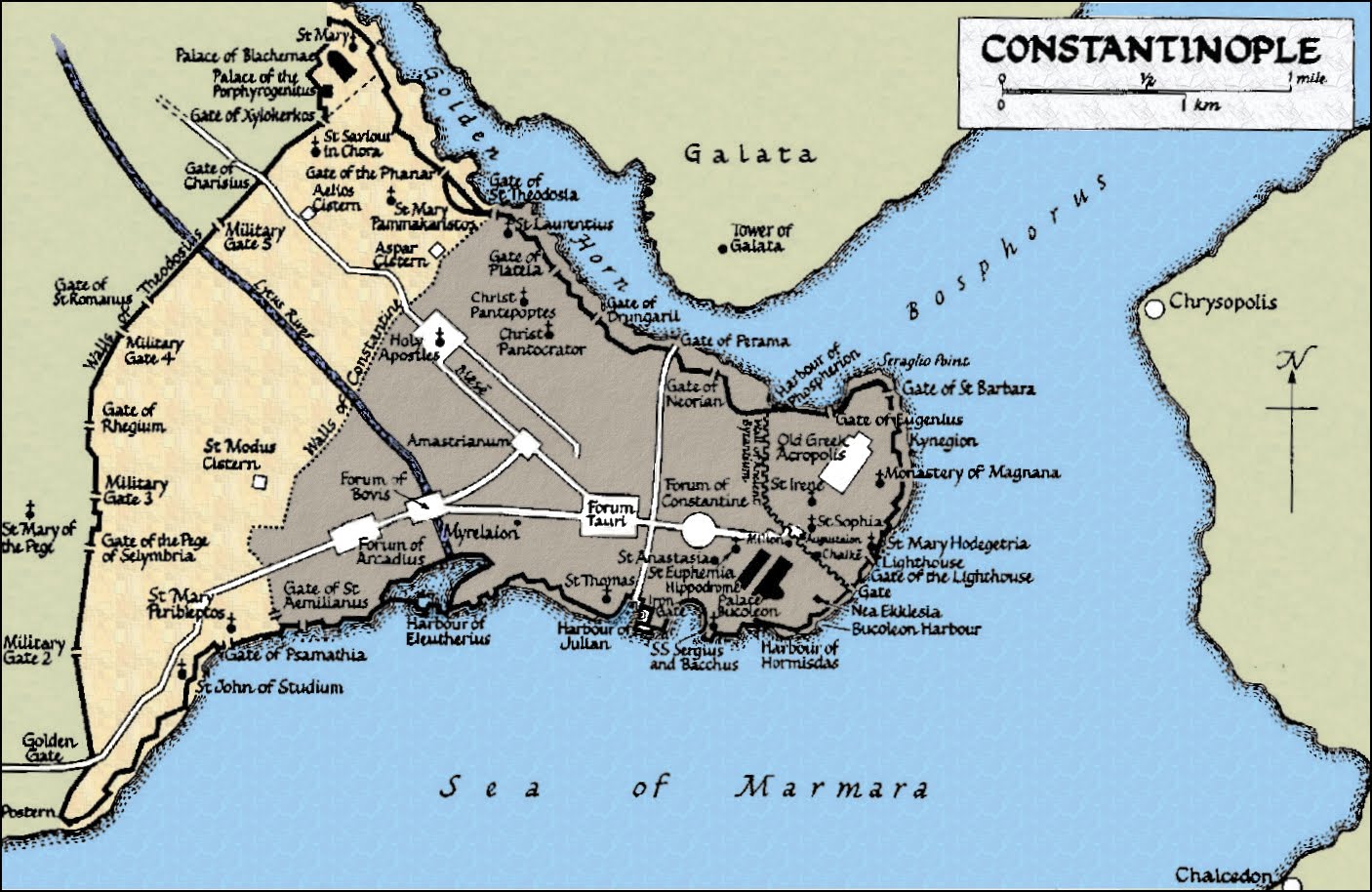 [!Mapas!] Anatólia e oriente médio Constantiople%2Bcity%2Bmap