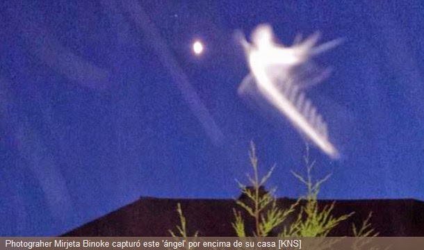 Fotografían una extraña imagen encima de una casa en Londres, será un ángel? Angel-londres1