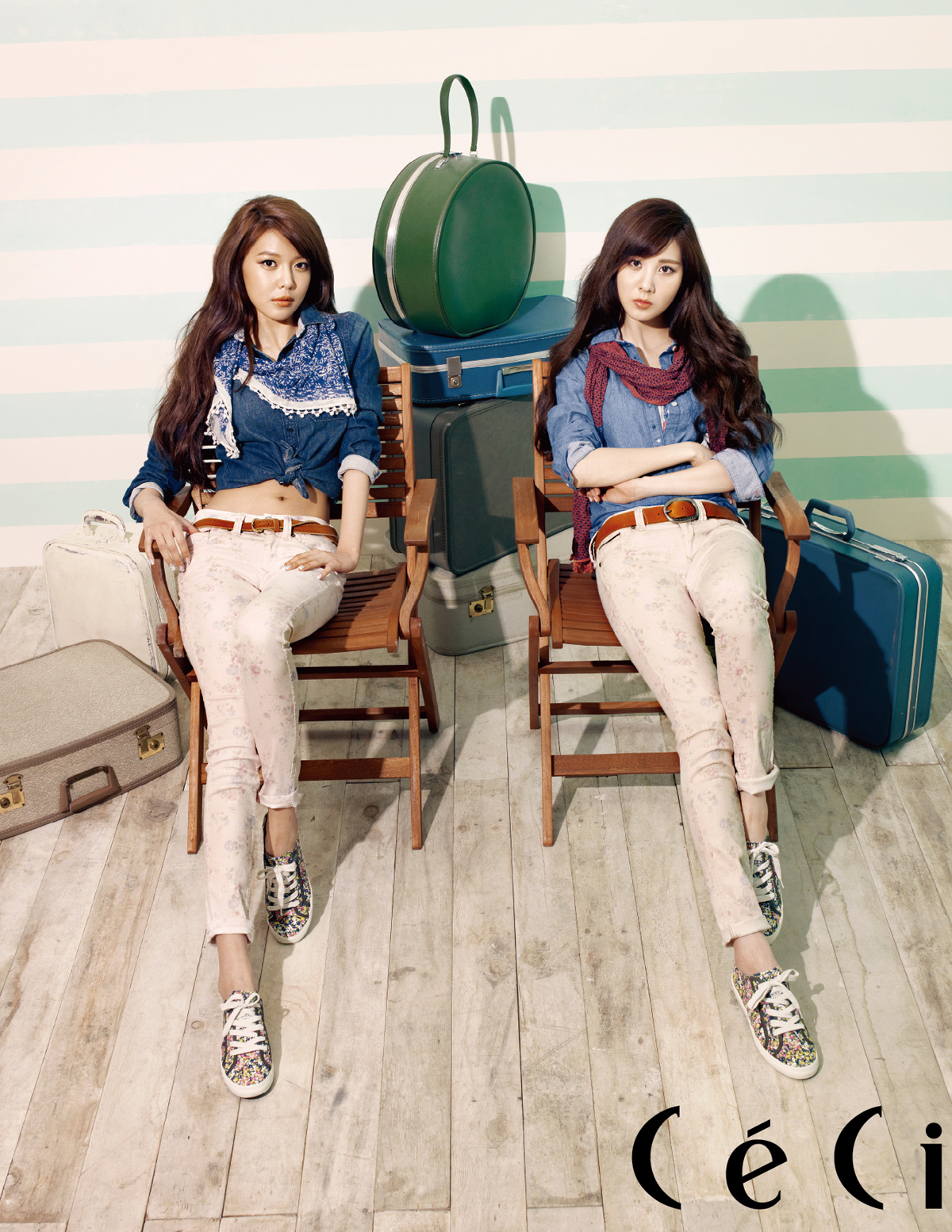 {130220} Sooyoung and Seohyun @ Ceci Magazine March Issue 04