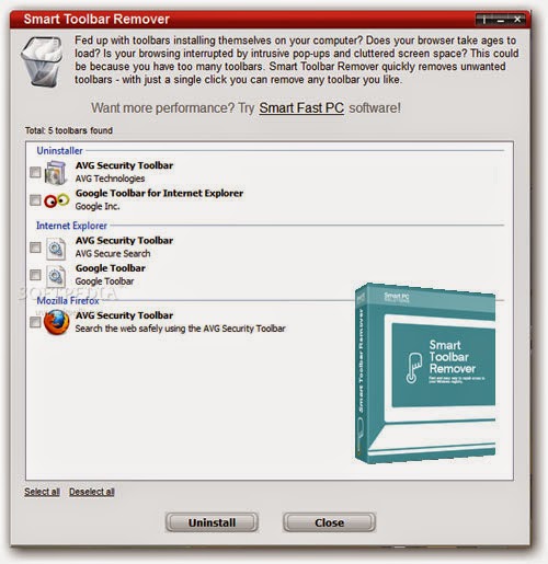    Smart Toolbar Remover 2.2 Portable    Smart-toolbar-remover