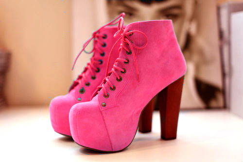 Fashion Girl Pink Cute-fashion-pink-shoes-Favim.com-316151