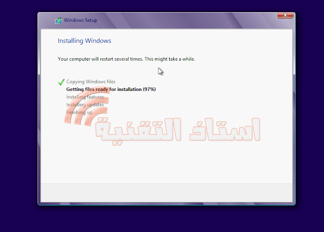 شرح تنصيب ويندوز windows 8 12