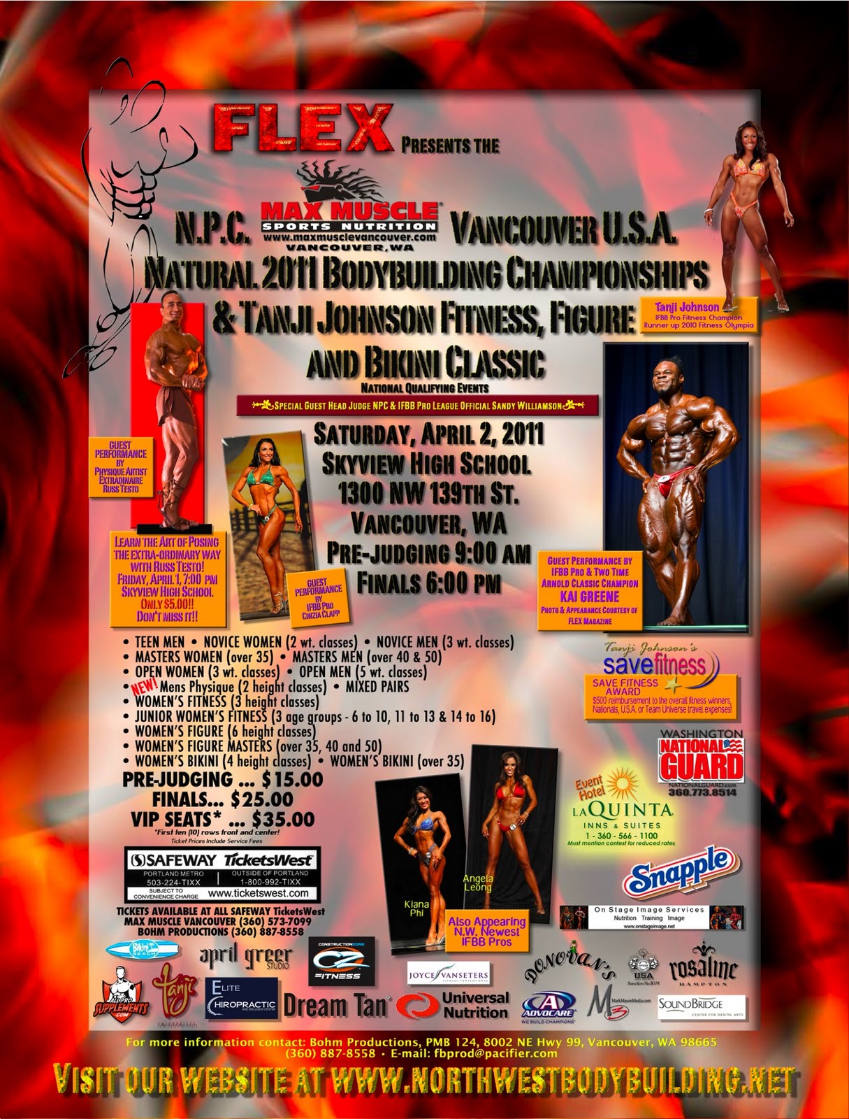 Vancouver USA NPC 2011 & Tanji Johnson Fitness & Figure Classic (presentación) Vancouverusa2011