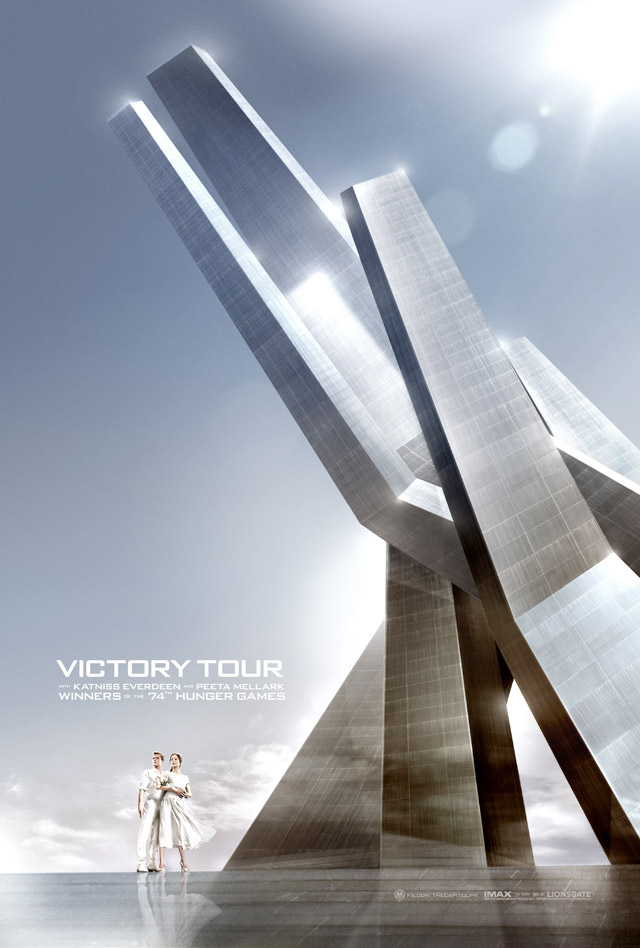 Película. En llamas, fecha de estreno 22 de noviembre del 2013 (USA) Victory-tour-poster-1