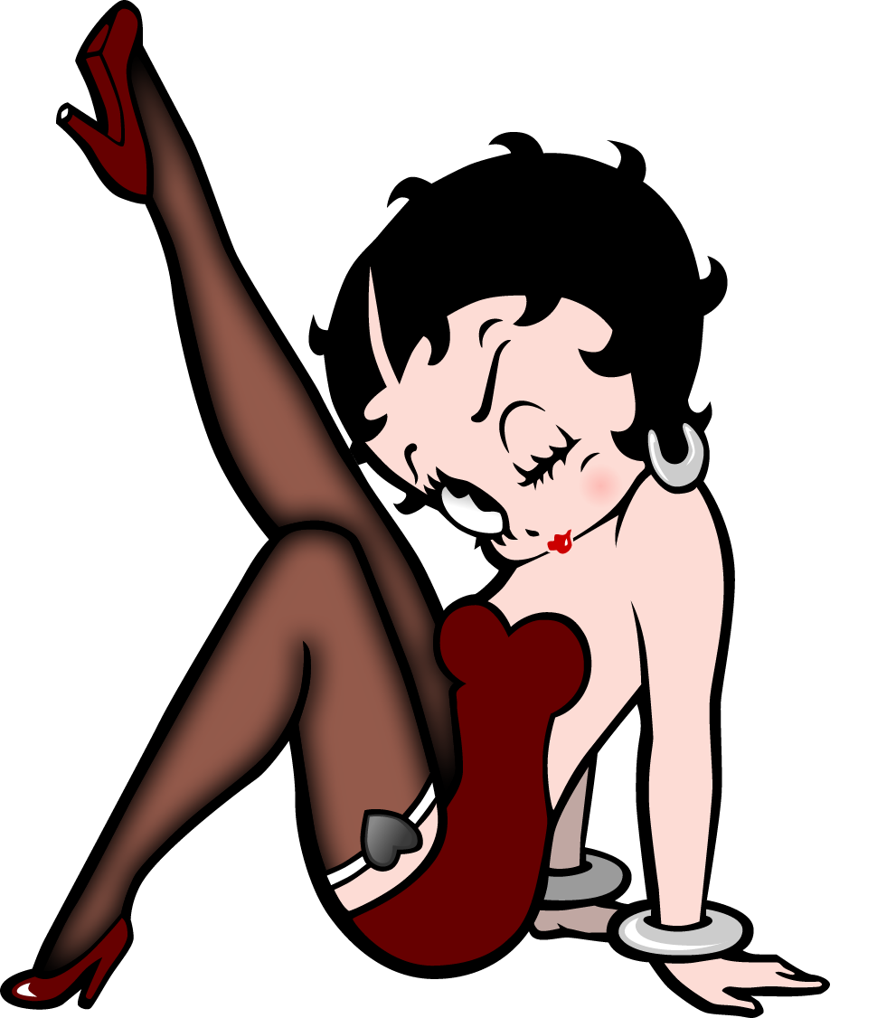 IMAGENES  BETTY BOOP  PNG Betty_Boop_Black_red