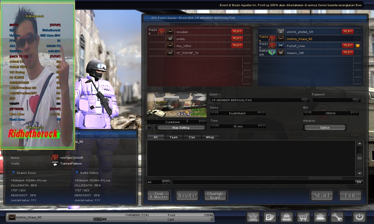   Menu D3D + Hack Masmed + 5 Hacks PointBlank_20110808_173835