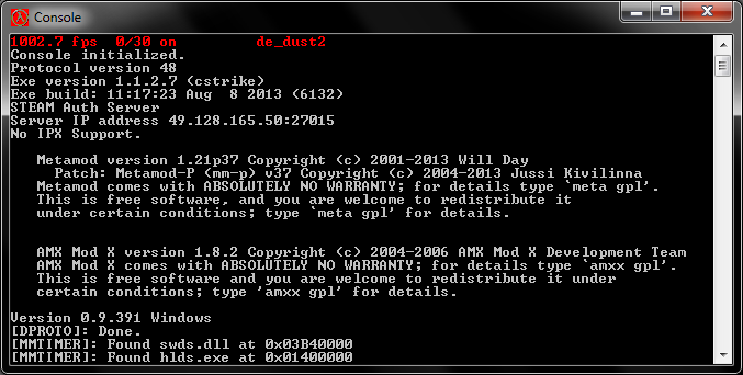 Counter-Strike 1.6 Dedicated HLDS Server - HLDS Build 6132 v1.1.2.7 [Windows] 1000%2BFPS