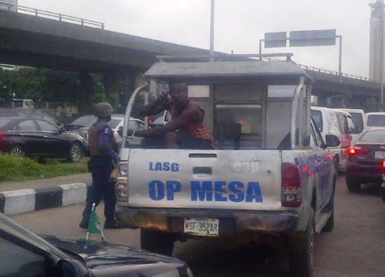 Man Arrested While Robbing In Traffic At CMS, Lagos Unnamed